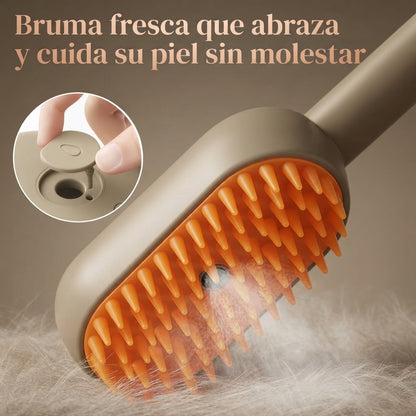 Cepillo de Vapor 3 en 1 para Mascotas