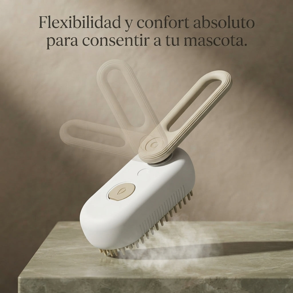 Cepillo de Vapor 3 en 1 para Mascotas